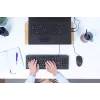 Klawiatura Trust Primo uniwersalna USB AZERTY belgijska czarna