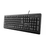Trust Primo klawiatura Mysz dołączona Biurowa USB QWERTY Angielska Czarna