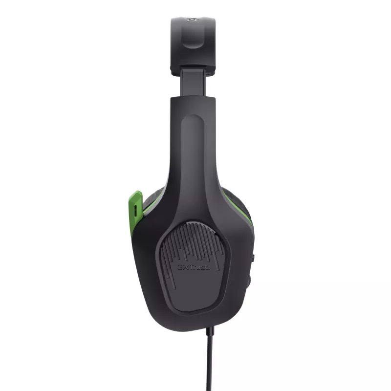 Trust GXT 415X ZIROX Zestaw słuchawkowy Przewodowy Head-band Gaming Czarny, Zielony