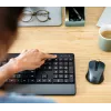 Trust Trezo Klawiatura z myszą Biurowa RF Bezprzewodowa AZERTY Belgijska Czarna
