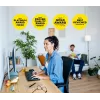 Trust Trezo Klawiatura z myszą Biurowa RF Bezprzewodowa AZERTY Belgijska Czarna
