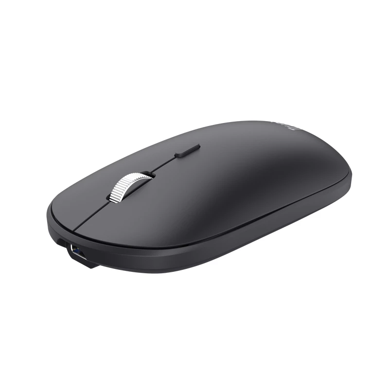 Trust Lyra klawiatura W zestawie mysz Biuro RF Wireless + Bluetooth AZERTY Belgijski Czarny