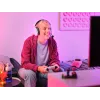 Trust GXT 489P FAYZO Zestaw słuchawkowy Przewodowy Nagłowny Gaming Czarny, Fioletowy
