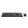 Trust Ody II klawiatura Mysz w zestawie Biurowa RF Wireless AZERTY Belgijska Czarny