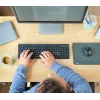 Trust Ody II klawiatura Mysz w zestawie Biurowa RF Wireless AZERTY Belgijska Czarny
