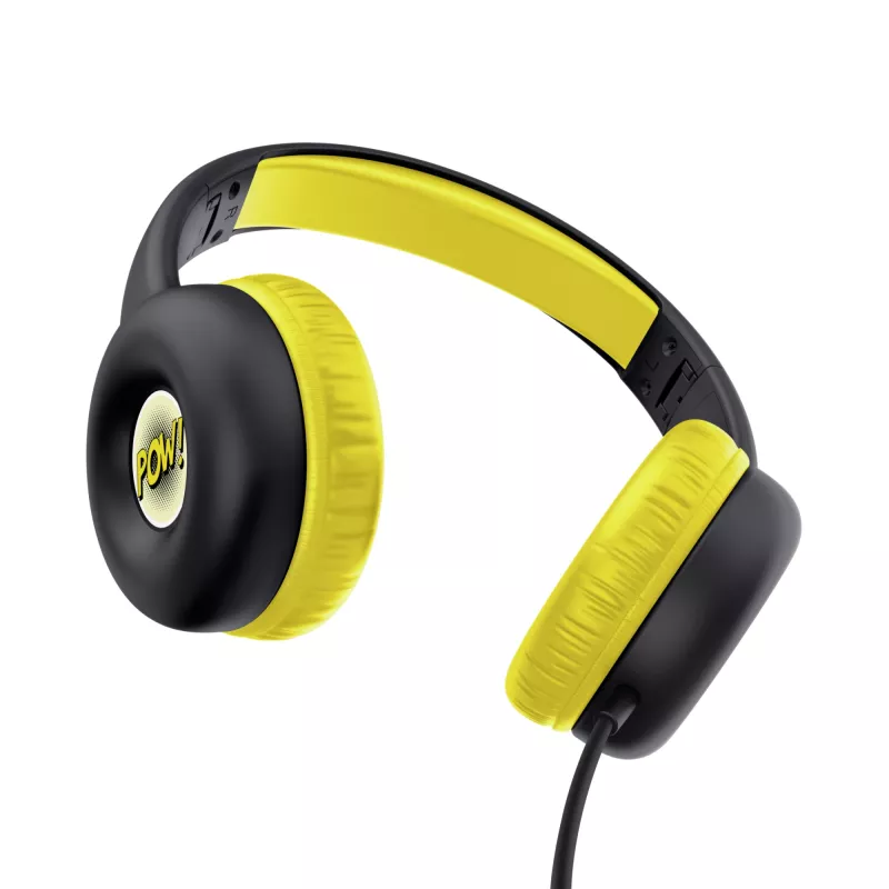 Trust Nouna Headset Wired Head-band Calls/Music Czarny, żółty