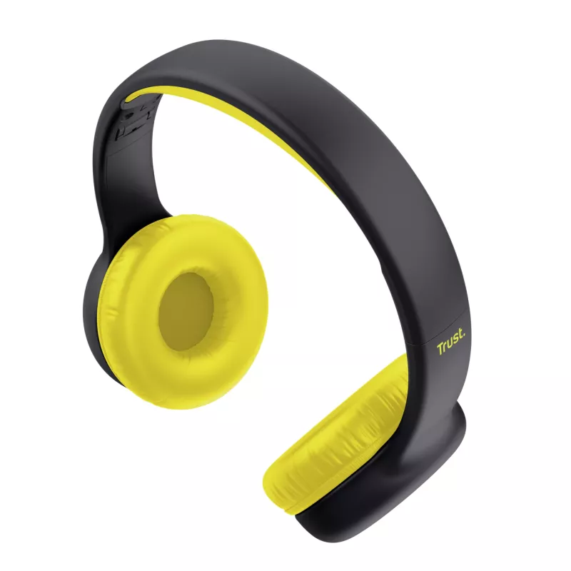 Trust Nouna Headset Wired Head-band Calls/Music Czarny, żółty