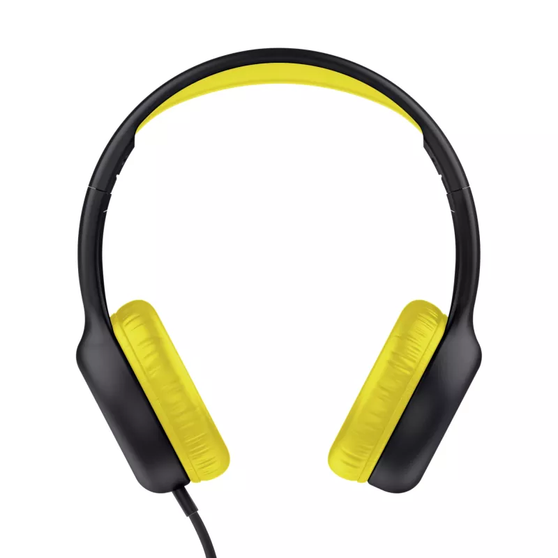 Trust Nouna Headset Wired Head-band Calls/Music Czarny, żółty