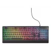 Trust GXT 792 Quadrox klawiatura Mysz w zestawie Gaming USB QWERTY Belgijska Czarna