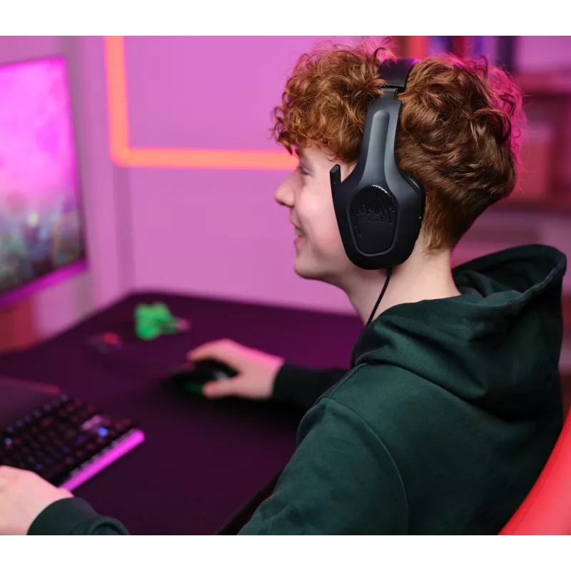 Trust GXT 792 Quadrox klawiatura Mysz w zestawie Gaming USB QWERTY Belgijska Czarna