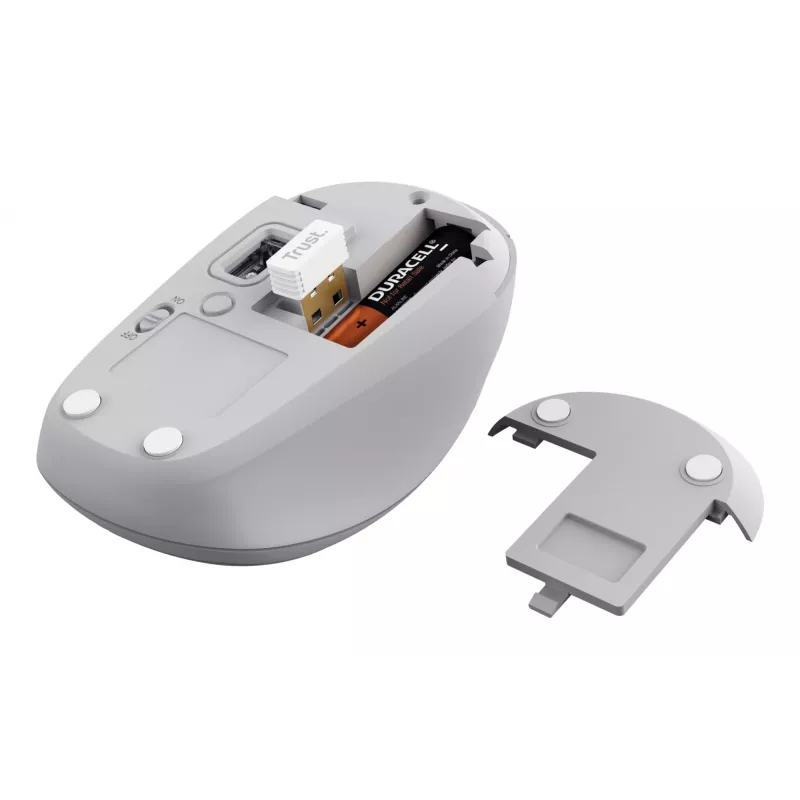 Mysz Trust Yvi+ uniwersalna symetryczna RF Wireless + Bluetooth optyczna 1600 DPI