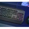 Klawiatura Trust GXT 836 Evocx do gier USB AZERTY belgijska czarna