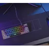 Trust GXT 867 Acira klawiatura Gaming USB AZERTY belgijska czarna, szara
