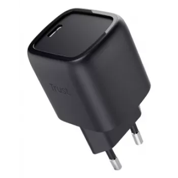 Ładowarka sieciowa Trust Maxo 30W USB-C GaN, szybkie ładowanie, czarna