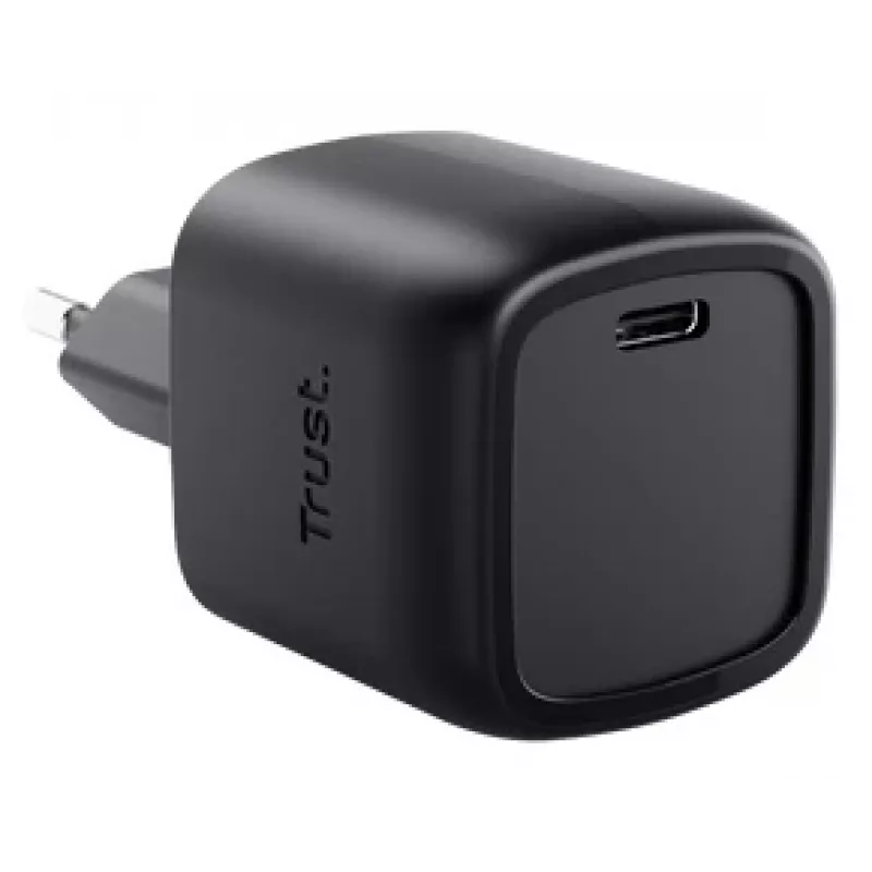 Ładowarka sieciowa Trust Maxo 30W USB-C GaN, szybkie ładowanie, czarna