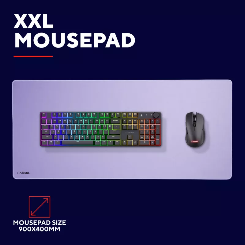 Trust GXT 759P Gaming mysz pad fioletowy