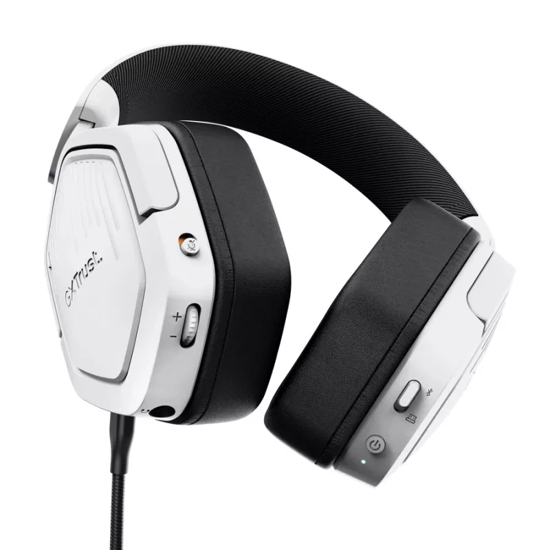 Trust GXT 493PS Carus Headset Wired & Wireless Head-band Gaming Biały