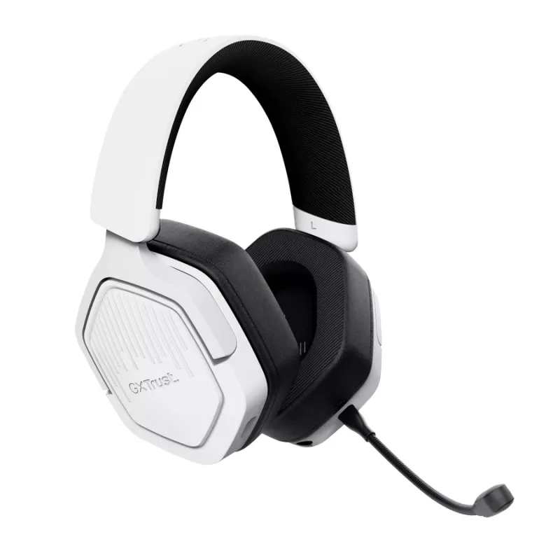 Trust GXT 493PS Carus Headset Wired & Wireless Head-band Gaming Biały