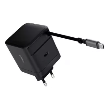 TRUST Ładowarka Maxo 65W USB-C z 67 cm zwijanym kablem