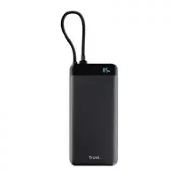 Power bank TRUST Fiera 20000 mAh — 2x USB-C, czarny