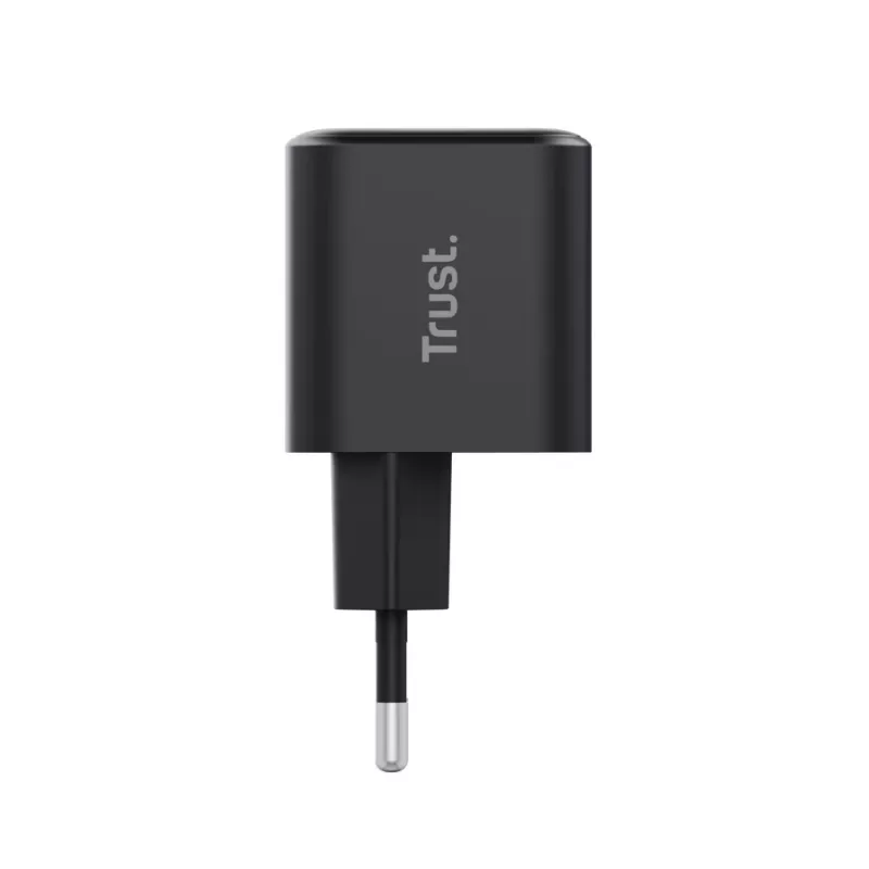 Ładowarka TRUST Maxo Ultraszybka 65W GaN USB-C Czarna z kablem 2m