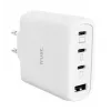 TRUST Maxo 65W wewnętrzna szybka ładowarka sieciowa, 3x USB-C, maks. 20 V, kabel 2 m, biała