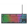 Trust GXT 833 Thado TKL klawiatura Gaming USB AZERTY Belgian Czarna