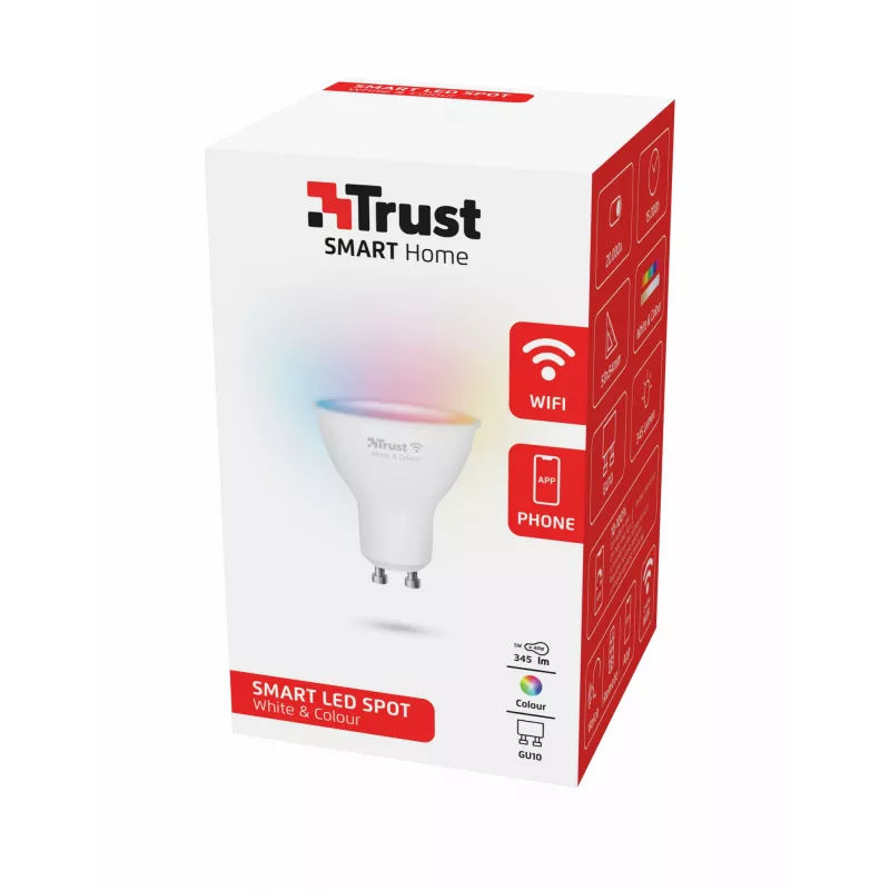 Smart bulb Trust 71279 Wi-Fi Biały 50x50x54 mm