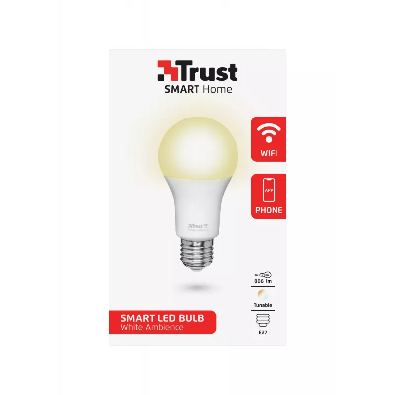Trust 71285 inteligentne oświetlenie Inteligentna żarówka Wi-Fi