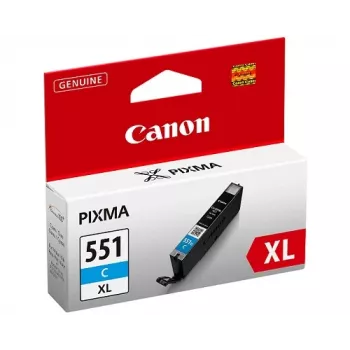 Canon CLI-551XL C z zabez. wkład atramentowy 1 szt. Oryginalny Wysokowydajny (XL) Photo cyjan