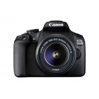 Canon EOS 2000D BK 18-55 IS + SB130 +16GB EU26 Zestaw lustrzanki 24,1 MP CMOS 6000 x 4000 pikseli Czarny