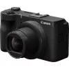 Kompaktowy aparat Canon PowerShot V1 Premium Vlogger Kit — 22,3 MP, 1/4 cala CMOS, 4K UHD, zoom optyczny 3,1x, ekran dotykowy 3 cale, czarny