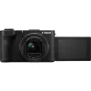 Kompaktowy aparat Canon PowerShot V1 Premium Vlogger Kit — 22,3 MP, 1/4 cala CMOS, 4K UHD, zoom optyczny 3,1x, ekran dotykowy 3 cale, czarny