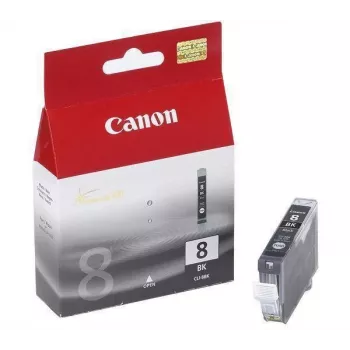 Oryginalny czarny wkład atramentowy Canon CLI-8 BK z zabezpieczeniem 1 szt.
