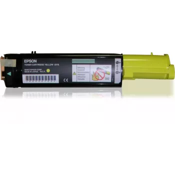 Epson Toner żółty 5k, 5000 stron, Żółty, 1 szt. Epson Toner żółty 5k. Wydajność tonera kolorowego: 5000 stron, Kolory druku: Żółty, Ilość w opakowaniu: 1 szt.