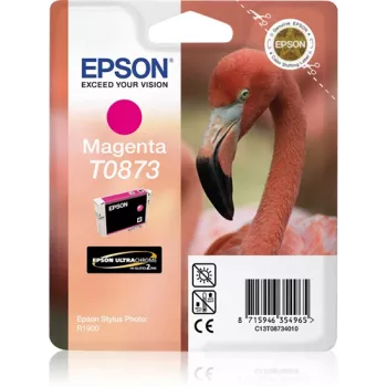 Epson Flamingo opakowanie pojedyncze magenta T0873 Ultra Gloss wysoki połysk 2