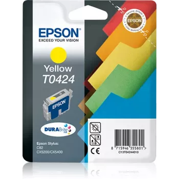 Epson Files Singlepack Żółty T0424, Żółty, Tusz pigmentowy, 16 ml, 1 szt.