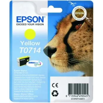Epson Cheetah Singlepack żółty T0714 DURABrite Ultra Ink