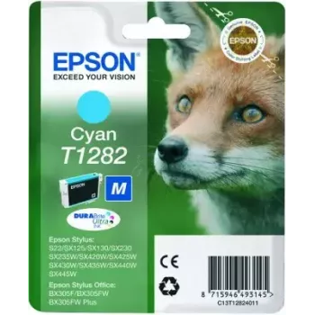 Epson Fox Singlepack cyjan T1282 DURABrite Ultra Ink