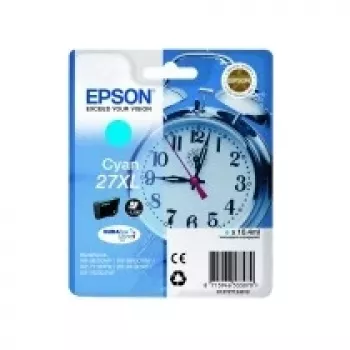 Epson Alarm clock 27XL DURABrite Ultra wkład atramentowy 1 szt. Oryginalny cyjan