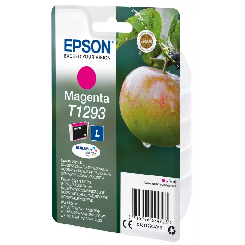 Epson Apple Singlepack magenta T1293 DURABrite Ultra Ink, magenta, atrament pigmentowy, 7 ml, 1 szt.