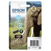 Epson Elephant Singlepack Jasny Cyjan 24XL Claria Photo HD Tusz