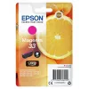 Epson pomarańczowys Singlepack magenta 33 Claria Premium Ink, magenta, tusz pigmentowy, 4,5 ml, 1 szt., 300 stron