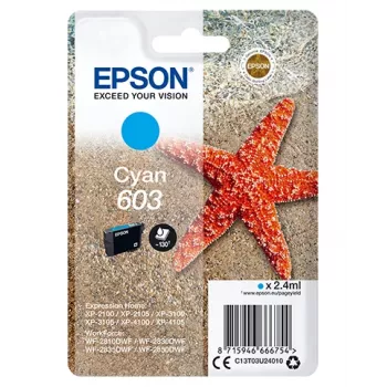 Epson C13T03U24020 wkład atramentowy 1 szt. Oryginalny Standardowa wydajność Cyjan
