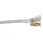 Kabel ACT CAT 6A S/FTP PVC patch 305 m szary