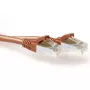 ACT Brązowy 1,00 m kabel krosowy SFTP CAT6A bez zaczepów ze złączami RJ45