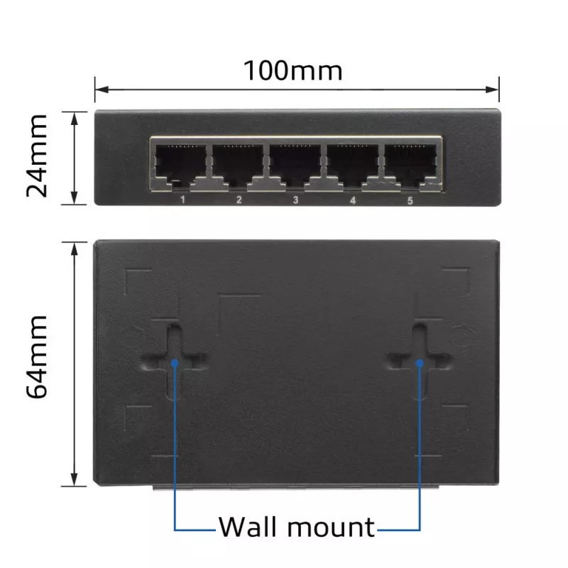 Przełącznik niezarządzalny ACT AC4415 Gigabit Ethernet 5 portów 10 Gbit/s
