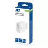 Ładowarka ACT USB-C 65W 2-portowa z Power Delivery PPS i GaNFast