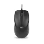 ACT Wired full-size optical mysz 1000 DPI, silent click, eco-friendly, made from recycled materials