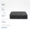ACT 4K HDMI Switch 5 in, 1 out, HDMI, Czarny, 2160p, 18 Gbit/s, 4096 x 2160 pixels, 4K Ultra HD